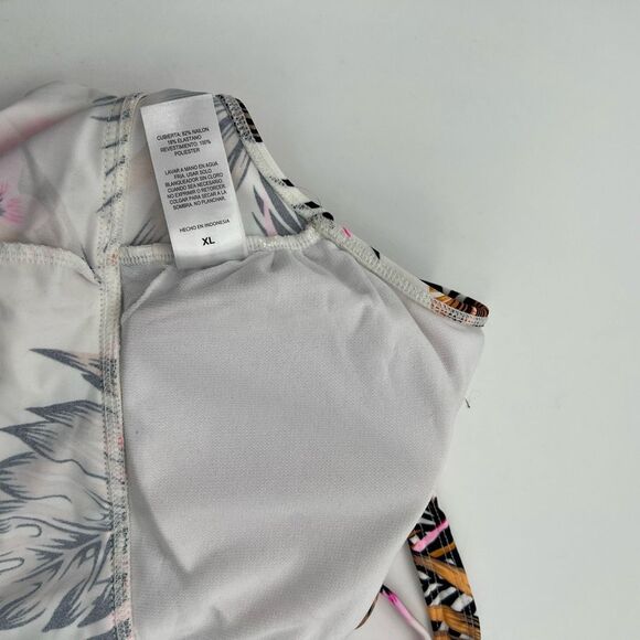 Salt + Cove Tropic Time V-Wire Tankini Top Tropical Print XL - Picture 11 of 14